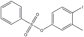 4-IODO-3-METHYLPHENYL PHENYLSULFONATE Struktur