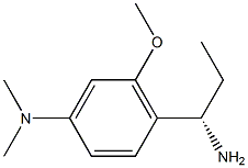 [4-((1S)-1-AMINOPROPYL)-3-METHOXYPHENYL]DIMETHYLAMINE Struktur