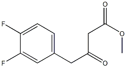 4-(3,4-DIFLUORO-PHENYL)-3-OXO-BUTYRIC ACID METHYL ESTER Struktur