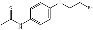 N-[4-(2-溴乙氧基)苯基]乙酰胺 結構式