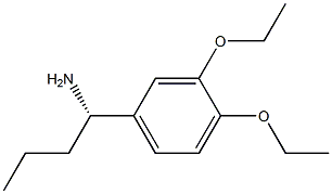 (1S)-1-(3,4-DIETHOXYPHENYL)BUTYLAMINE Struktur