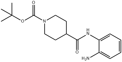 4-(2-氨基苯基氨基甲?；?哌啶-1-羧酸叔丁酯, 883106-63-6, 結(jié)構(gòu)式