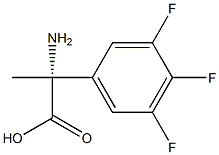 (2R)-2-AMINO-2-(3,4,5-TRIFLUOROPHENYL)PROPANOIC ACID Struktur