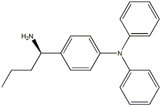 [4-((1R)-1-AMINOBUTYL)PHENYL]DIPHENYLAMINE Struktur