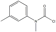 N-(3-METHYL-PHENYL)-N-METHYL-CARBAMOYLCHLORIDE Structure