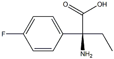 (2S)-2-AMINO-2-(4-FLUOROPHENYL)BUTANOIC ACID Struktur