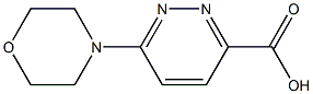 6-MORPHOLIN-4-YLPYRIDAZINE-3-CARBOXYLIC ACID Struktur