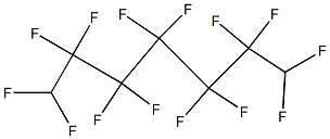1H,7H-PERFLUOROHEPTANE Struktur