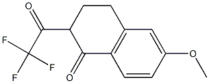 6-METHOXY-2-(TRIFLUOROACETYL)-3,4-DIHYDRONAPHTHALEN-1(2H)-ONE Structure