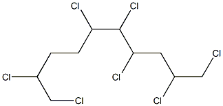 1,2,4,5,6,9,10-HEPTACHLORODECANE Struktur