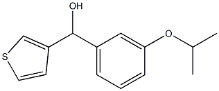 3-ISOPROPOXYPHENYL-(3-THIENYL)METHANOL Struktur