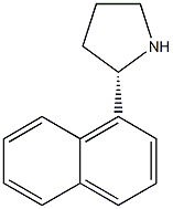 (2S)-2-NAPHTHYLPYRROLIDINE Structure