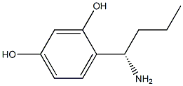 4-((1S)-1-AMINOBUTYL)BENZENE-1,3-DIOL Struktur