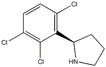 (2R)-2-(2,3,6-TRICHLOROPHENYL)PYRROLIDINE Struktur