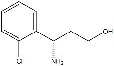 (S)-3-AMINO-3-(2-CHLORO-PHENYL)-PROPAN-1-OL Struktur