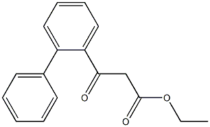 ETHYL (2-PHENYLBENZOYL)ACETATE Structure