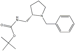 (S)-1-BENZYL-2-BOC-AMINOMETHYLPYRROLIDINE Struktur