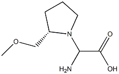 AMINO-[(S)-2-METHOXYMETHYL-PYRROLIDIN-1-YL]-ACETIC ACID Struktur