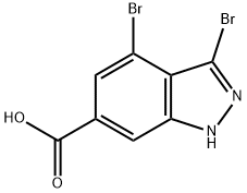 3,4-DIBROMO-6-(1H)INDAZOLE CARBOXYLIC ACID price.