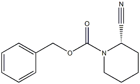 (S)-BENZYL 2-CYANOPIPERIDINE-1-CARBOXYLATE Structure