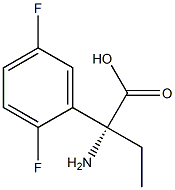 (2R)-2-AMINO-2-(2,5-DIFLUOROPHENYL)BUTANOIC ACID Struktur