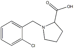 1-(2-CHLOROBENZYL)PYRROLIDINE-2-CARBOXYLIC ACID Struktur