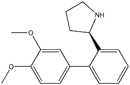 4-[2-((2R)PYRROLIDIN-2-YL)PHENYL]-1,2-DIMETHOXYBENZENE Struktur