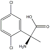 (2S)-2-AMINO-2-(2,5-DICHLOROPHENYL)PROPANOIC ACID Struktur