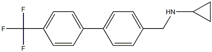 (1R)CYCLOPROPYL(4-[4-(TRIFLUOROMETHYL)PHENYL]PHENYL)METHYLAMINE Struktur