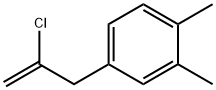 2-CHLORO-3-(3,4-DIMETHYLPHENYL)-1-PROPENE Struktur