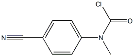 N-(4-CYANO-PHENYL)-N-METHYL-CARBAMOYLCHLORIDE Structure