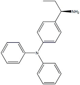 [4-((1R)-1-AMINOPROPYL)PHENYL]DIPHENYLAMINE Struktur