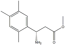 METHYL (3S)-3-AMINO-3-(2,4,5-TRIMETHYLPHENYL)PROPANOATE Structure