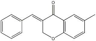 (E)-3-BENZYLIDENE-6-METHYLCHROMAN-4-ONE Struktur