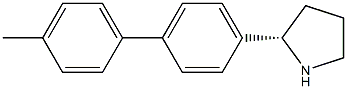 (2S)-2-[4-(4-METHYLPHENYL)PHENYL]PYRROLIDINE Struktur