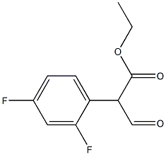 ETHYL 2-(2,4-DIFLUOROPHENYL)-3-OXOPROPANOATE Struktur