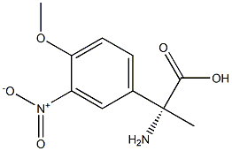 (2R)-2-AMINO-2-(4-METHOXY-3-NITROPHENYL)PROPANOIC ACID Struktur