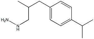 [3-(4-ISOPROPYL-PHENYL)-2-METHYL-PROPYL]-HYDRAZINE Struktur