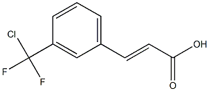 3-(E)-(CHLORODIFLUOROMETHYL)CINNAMIC ACID Struktur
