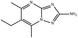 6-ETHYL-5,7-DIMETHYL[1,2,4]TRIAZOLO[1,5-A]PYRIMIDIN-2-AMINE Struktur