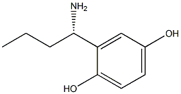 2-((1S)-1-AMINOBUTYL)BENZENE-1,4-DIOL Struktur