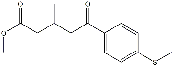 METHYL 5-(4-METHYLTHIOPHENYL)-3-METHYL-5-OXOVALERATE price.