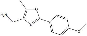 [2-(4-METHOXY-PHENYL)-5-METHYL-OXAZOL-4-YL]-METHYLAMINE Struktur