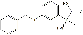 (2R)-2-AMINO-2-[3-(PHENYLMETHOXY)PHENYL]PROPANOIC ACID Struktur