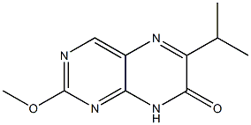 6-ISOPROPYL-2-METHOXYPTERIDIN-7(8H)-ONE Struktur