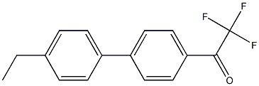 4'-(4-ETHYLPHENYL)-2,2,2-TRIFLUOROACETOPHENONE Struktur