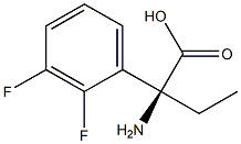 (2S)-2-AMINO-2-(2,3-DIFLUOROPHENYL)BUTANOIC ACID Struktur
