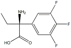 (2S)-2-AMINO-2-(3,4,5-TRIFLUOROPHENYL)BUTANOIC ACID Struktur