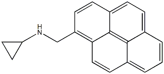 (1S)CYCLOPROPYLPYRENYLMETHYLAMINE Struktur
