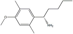 (1S)-1-(4-METHOXY-2,5-DIMETHYLPHENYL)PENTYLAMINE Struktur